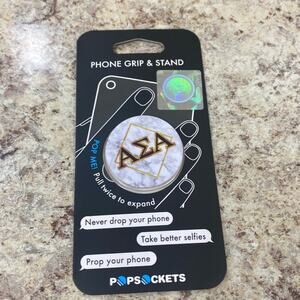 Alpha Sigma Alpha diamond pop socket